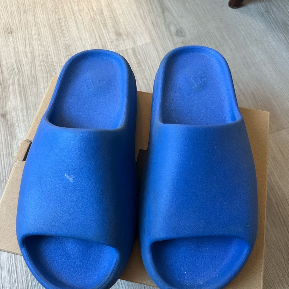 Men's Blue Slide Sandals